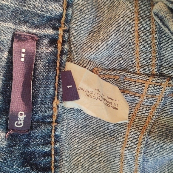 Gap Factory Denim Skirt Sz 1 - Picture 7 of 7